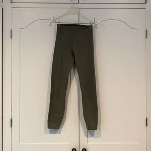 size 4 grey sage lulu lemon leggings